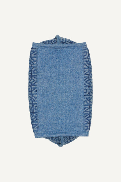 BRADY DENIM LOGO CROSSBODY BAG