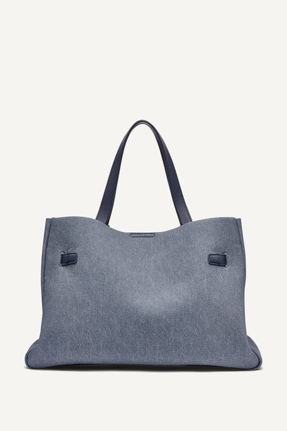 BRYAR DENIM LARGE SATCHEL