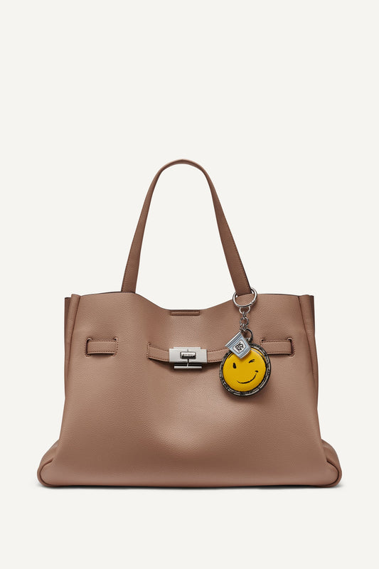 BRYAR LARGE SMILEY FACE SATCHEL