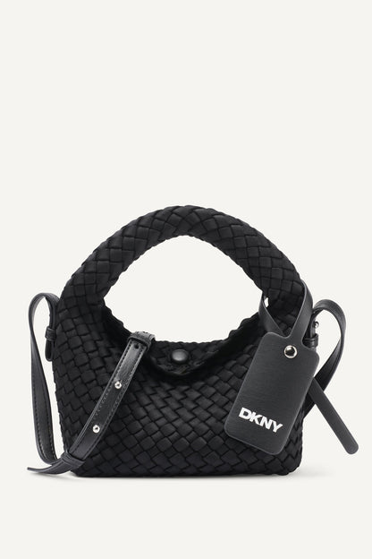 GISELLE WOVEN NEOPRENE CROSSBODY BAG