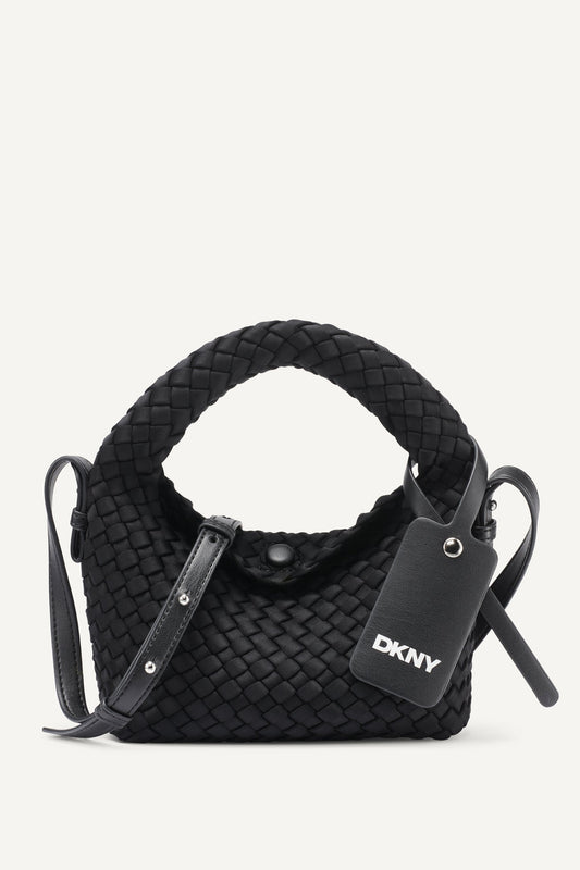 GISELLE WOVEN NEOPRENE CROSSBODY BAG