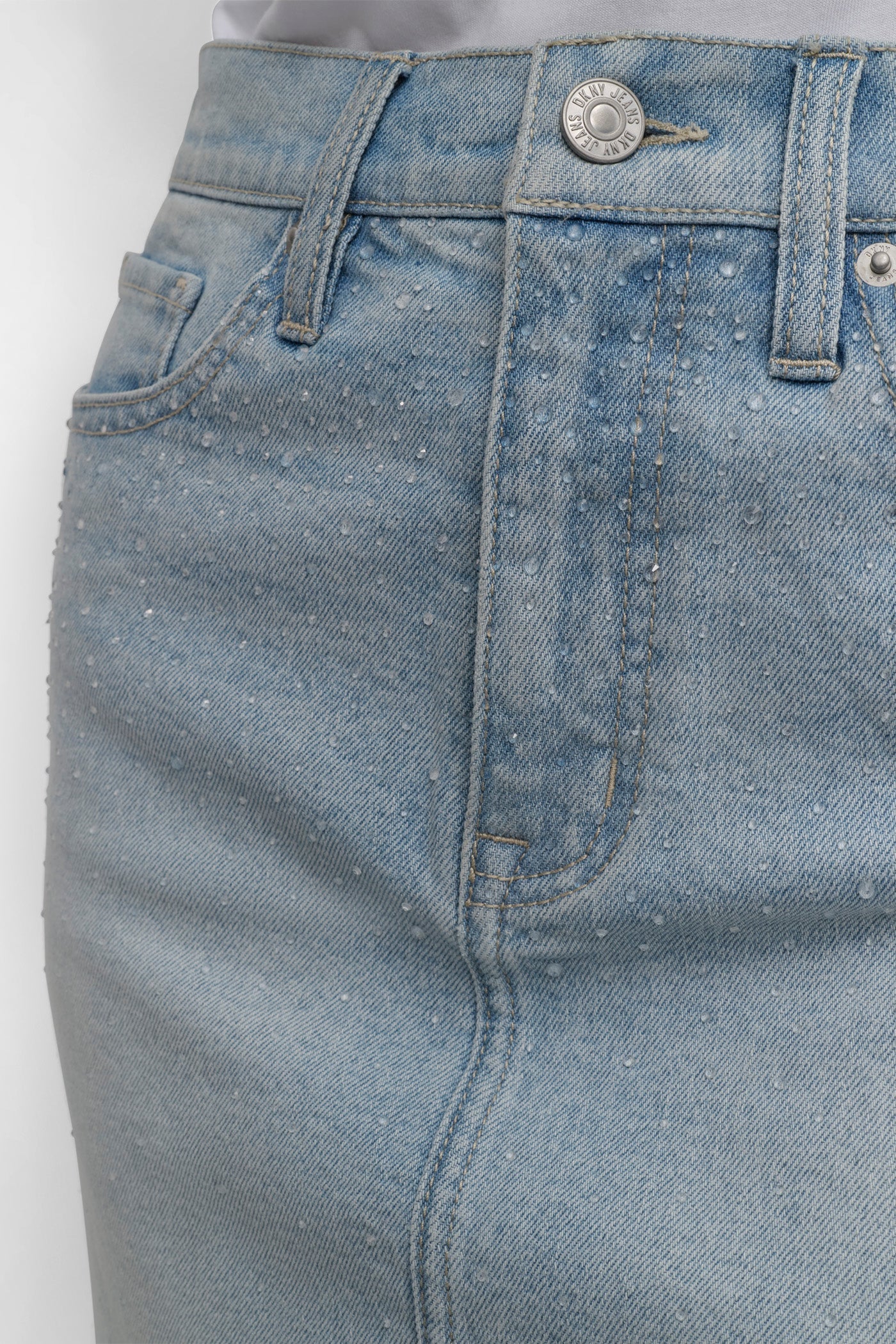 MINI SKIRT WITH RHINESTONE EMBELLISHMENT