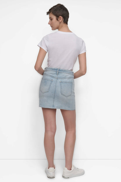 MINI SKIRT WITH RHINESTONE EMBELLISHMENT