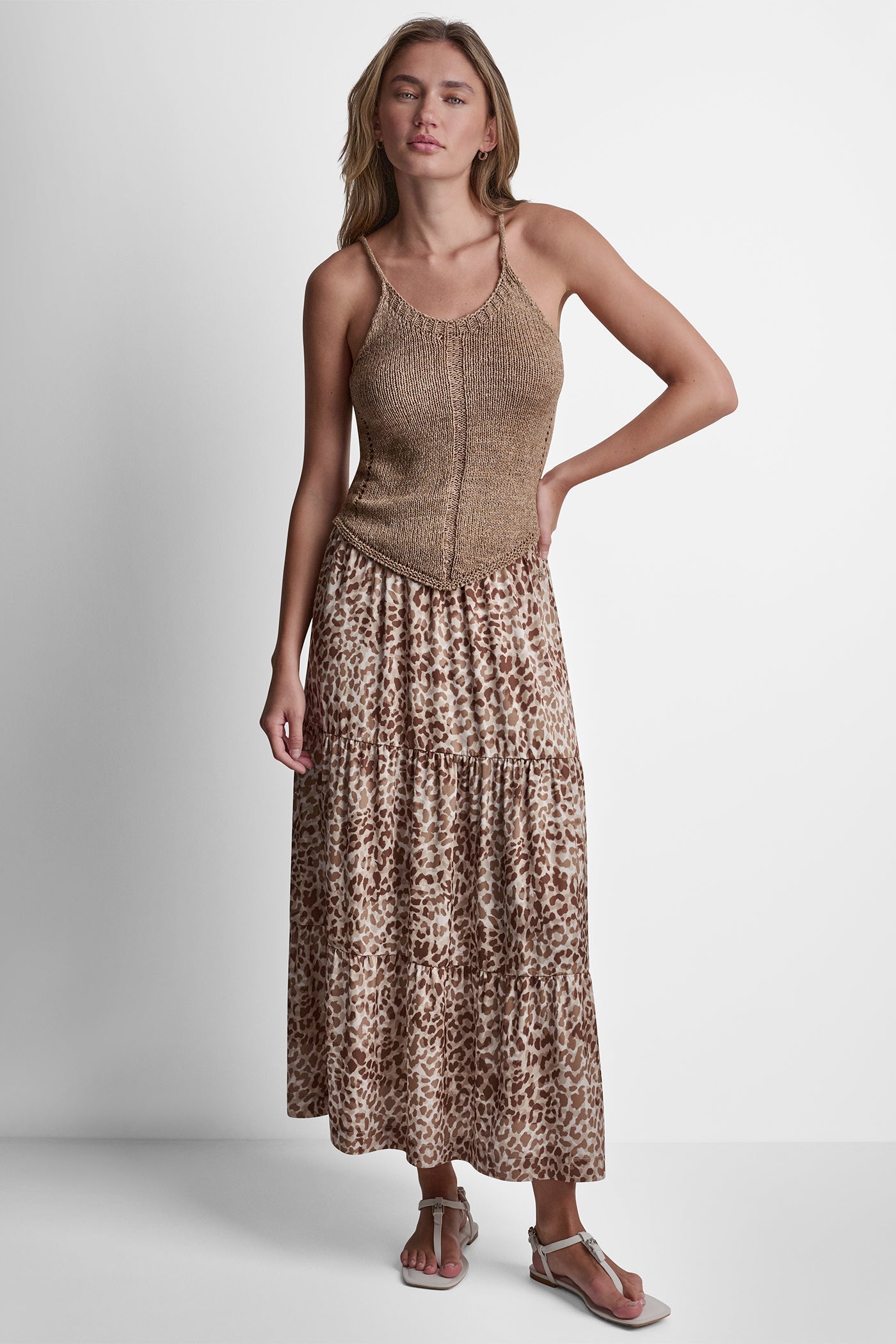 CURVED HEM RIB DETAIL CAMI