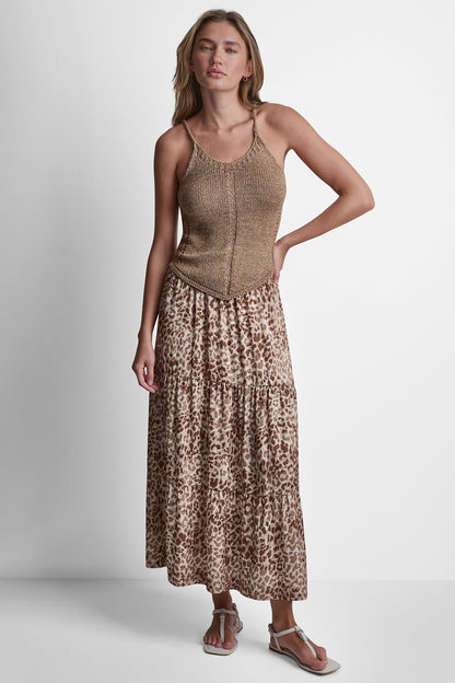 CURVED HEM RIB DETAIL CAMI