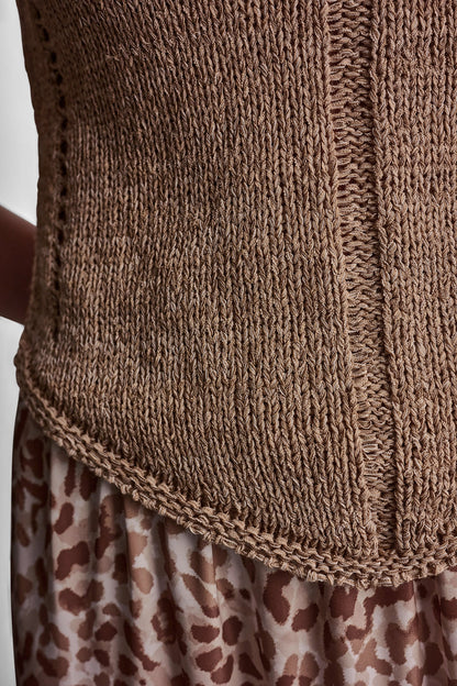 CURVED HEM RIB DETAIL CAMI