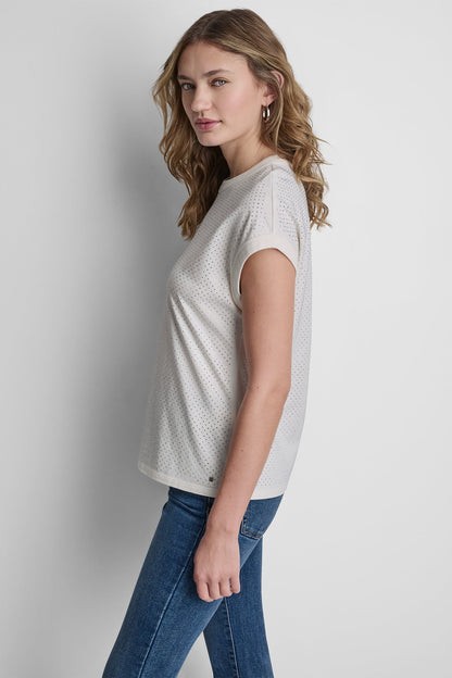 RHINESTONE EMBELLISHED TANK TOP