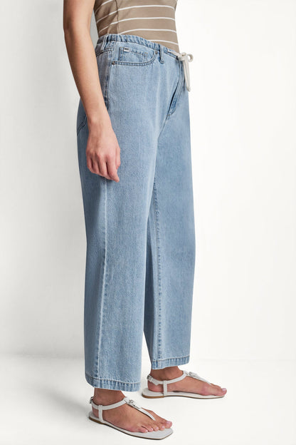 MID-RISE DRAWCORD WIDE LEG