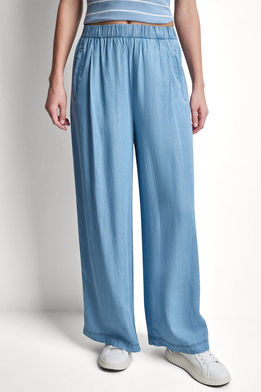 WIDE LEG TENCEL PANT