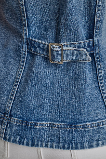 LONGLINE DENIM VEST