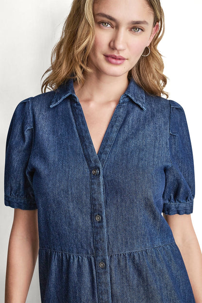 DENIM MINI DRESS