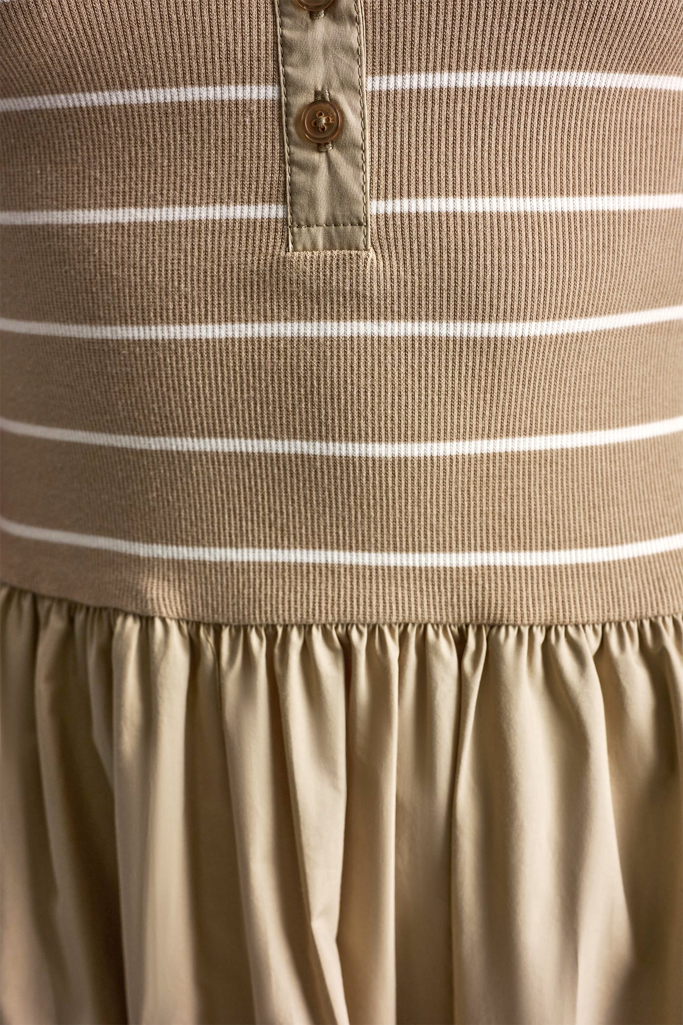 RIB HENLEY TANK MAXI DRESS