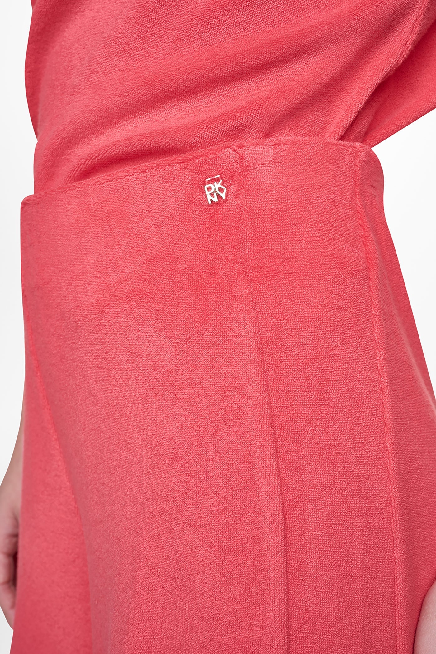 TOWELLING TERRY HIGH RISE WIDE LEG PANT