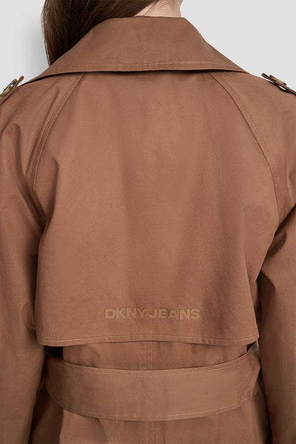DOUBLE-BREASTED TRENCH COAT