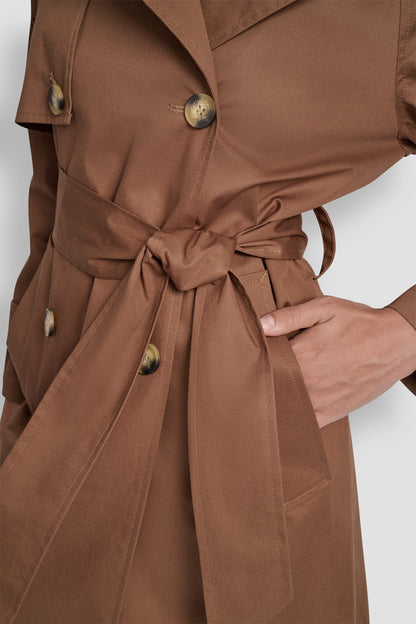 DOUBLE-BREASTED TRENCH COAT