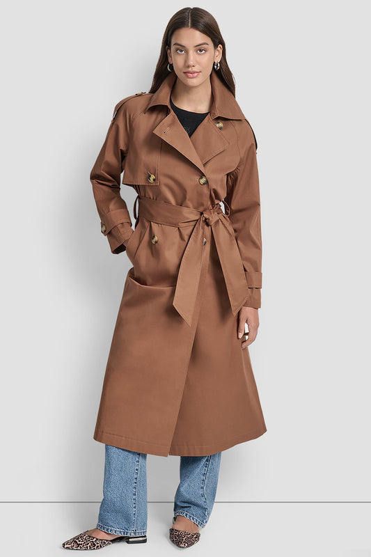 DOUBLE-BREASTED TRENCH COAT