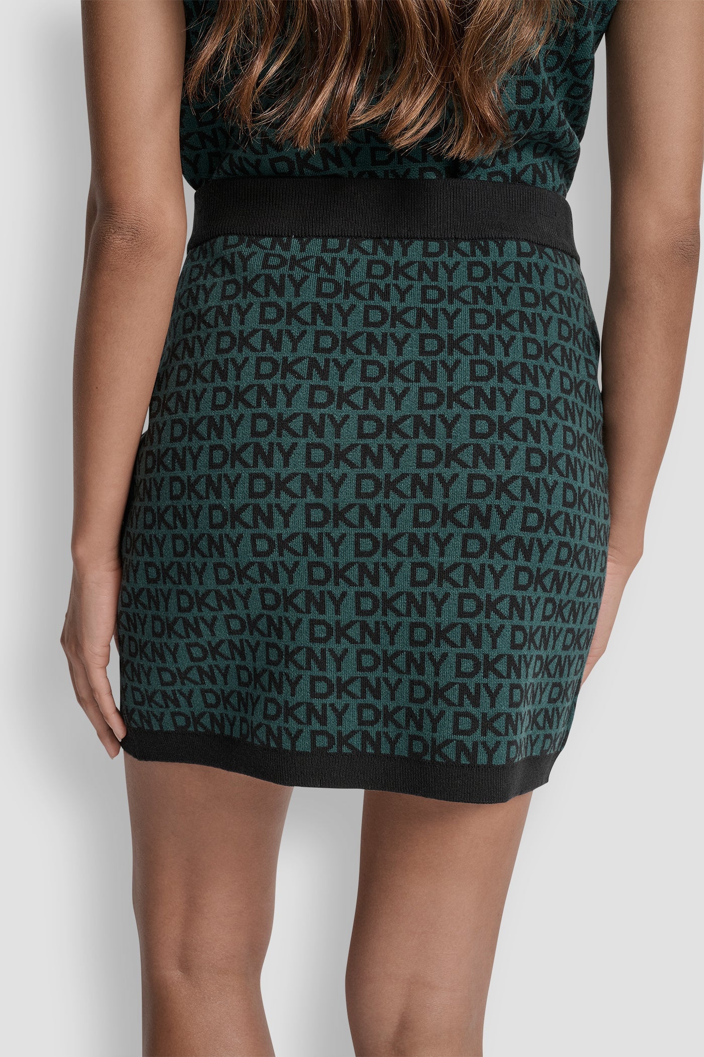 LOGO JACQUARD SHORT SKIRT