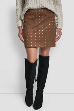 BURNT SUGAR FAUX SUEDE