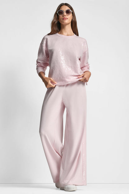 SEQUINS LONG SLEEVE SWEATSHIRT