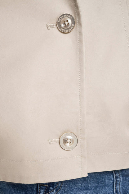 SINGLE-BREASTED MILITARY SHORT TRENCH