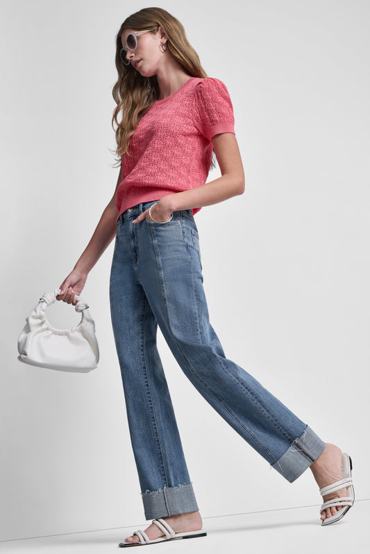 HIGH-RISE CLASSIC STRAIGHT LEG WITH CUFF
