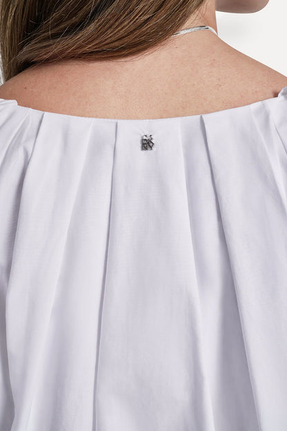 SHORT-SLEEVE BUBBLE TOP