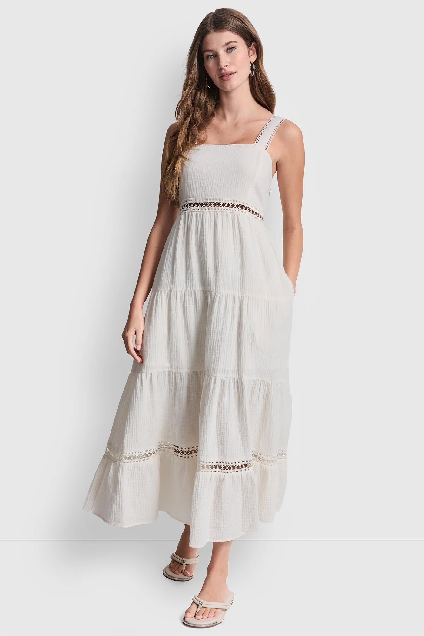 TIERED TANK MAXI DRESS