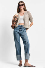 OPEN-STITCH CARDIGAN