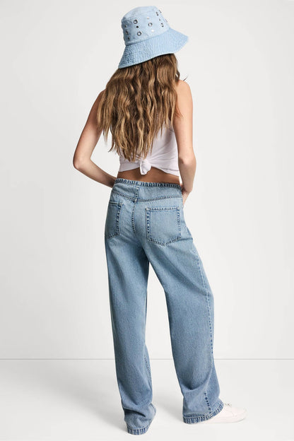 MID-RISE RELAXED STRAIGHT LEG WITH DRAWCORD