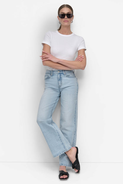 HIGH-RISE TAILORED WIDE-LEG JEAN