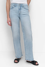 HIGH-RISE TAILORED WIDE-LEG JEAN