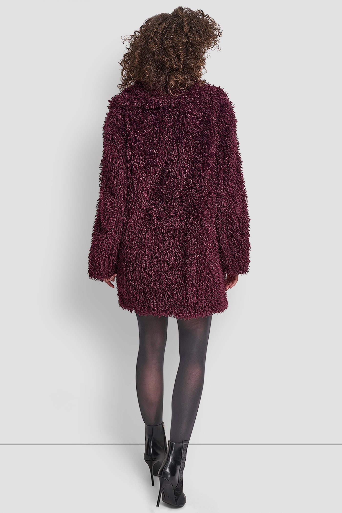 FAUX TEDDY FUR JACKET