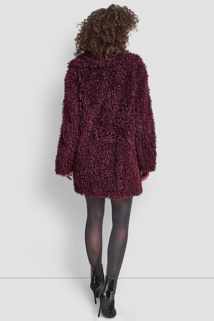 FAUX TEDDY FUR JACKET