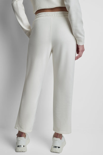 JACQUARD MIX HIGH-RISE ANKLE PANT