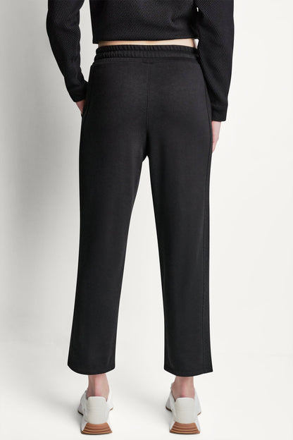 JACQUARD MIX HIGH-RISE ANKLE PANT