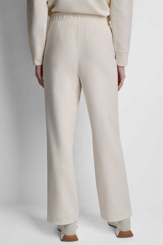 HIGH-RISE RIB TRACK PANTS