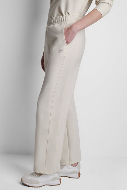 HIGH-RISE RIB TRACK PANTS