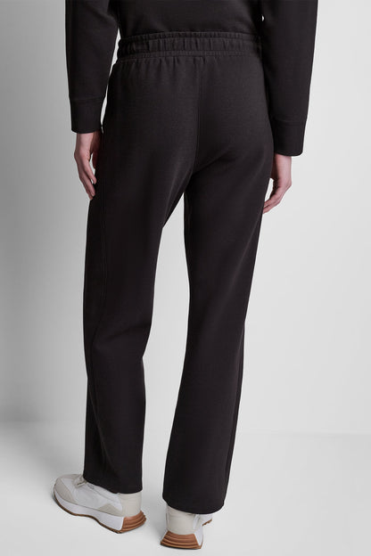 HIGH-RISE RIB TRACK PANTS