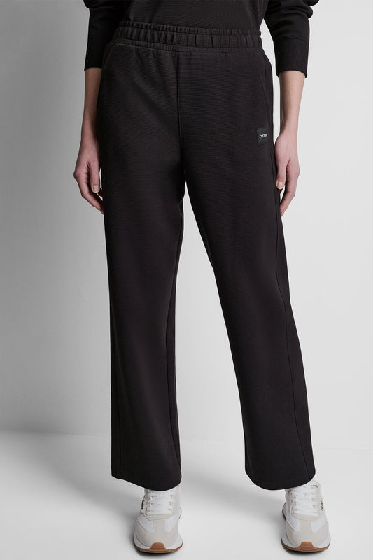 HIGH-RISE RIB TRACK PANTS