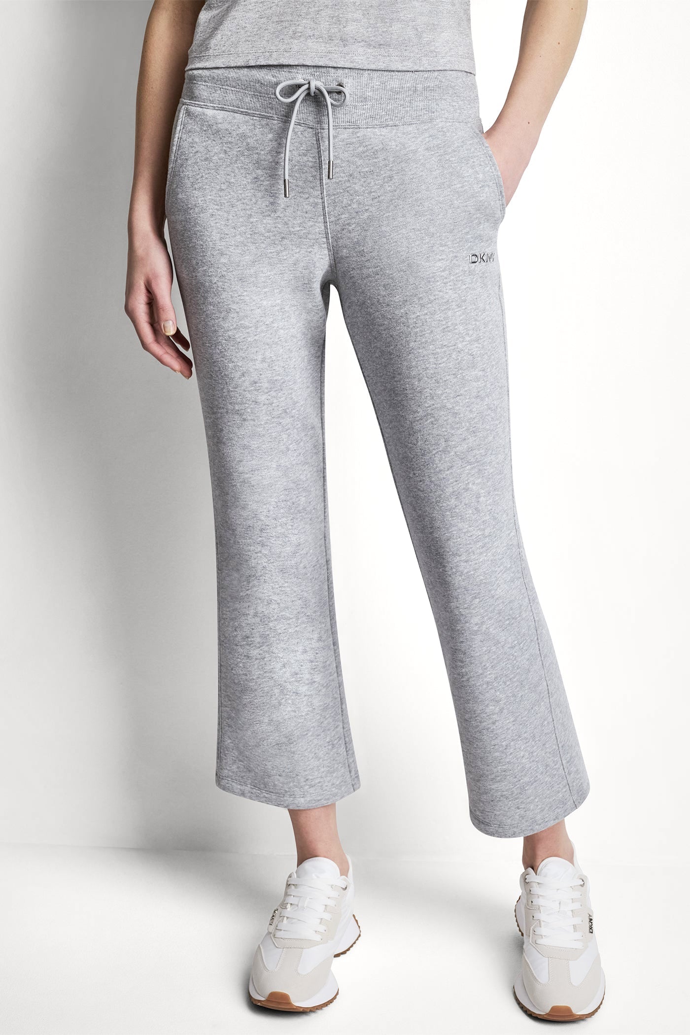 METALLIC BUBBLE LOGO FLARE PANT