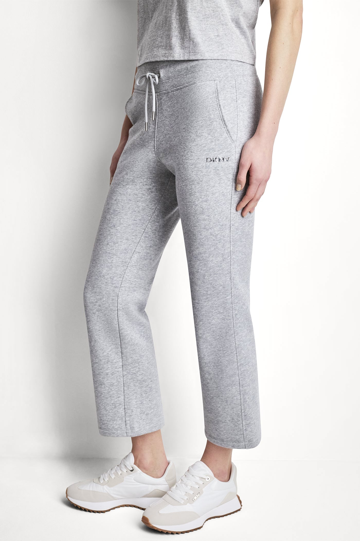 METALLIC BUBBLE LOGO FLARE PANT