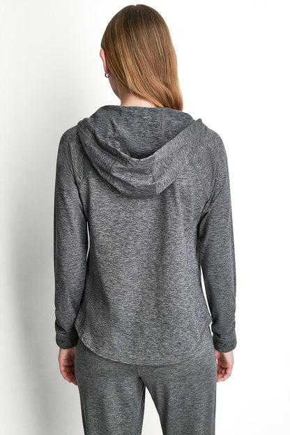SPACEDYE RAGLAN FULL-ZIP HOODIE