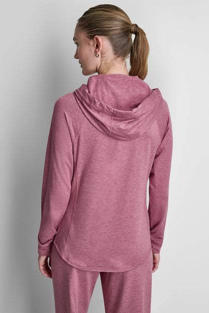 SPACEDYE RAGLAN FULL-ZIP HOODIE