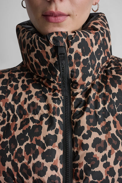 PRINTED MOCK NECK VEST