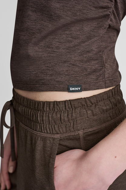 SPACEDYE TANK WITH RUCHING