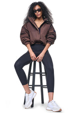 OVERSIZED HOODED MEMORY JACKET