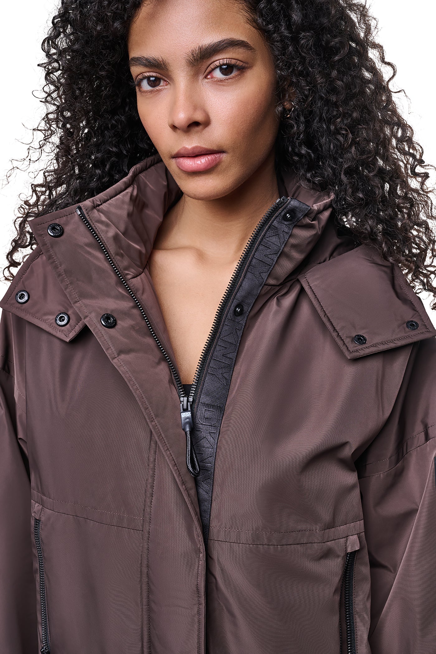 OVERSIZED HOODED MEMORY JACKET