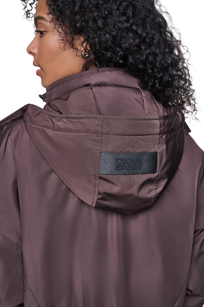 OVERSIZED HOODED MEMORY JACKET
