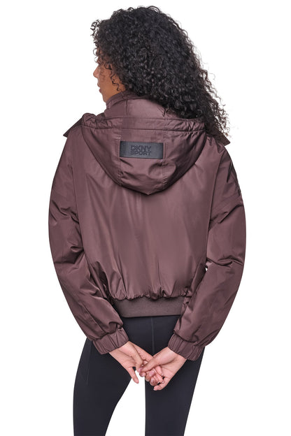 OVERSIZED HOODED MEMORY JACKET