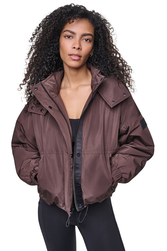 OVERSIZED HOODED MEMORY JACKET